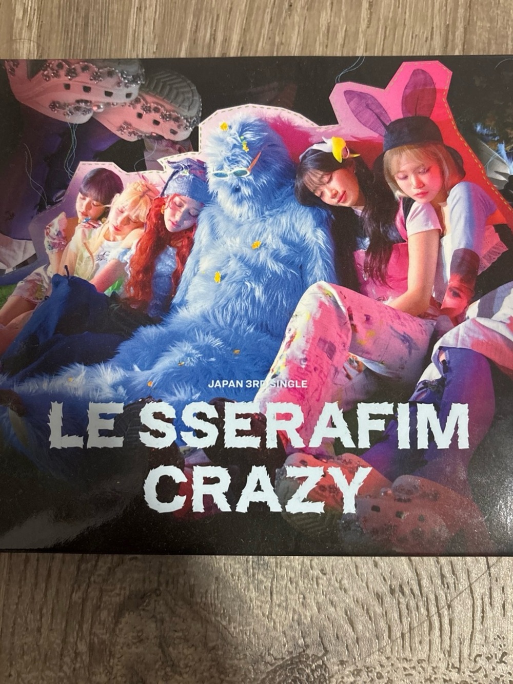 'Crazy' Japan 3rd Single - Blue Album Cover